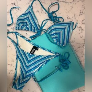 Vinca sour stripe triangl bikini